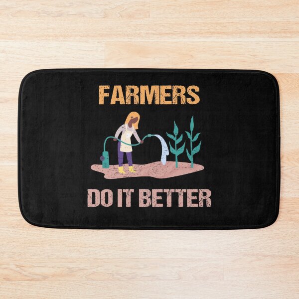 Item preview, FARMERS DO IT BETTER Tractor Funny Farming Humor Sarcasm An Apple designed and sold by lmyer.
