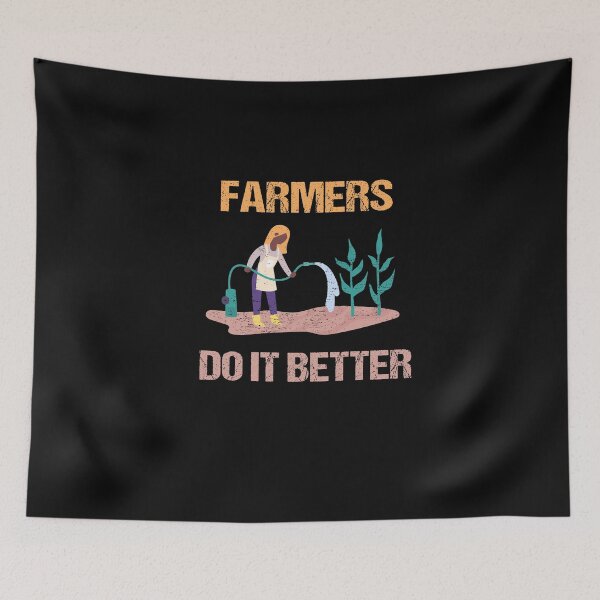 Item preview, FARMERS DO IT BETTER Tractor Funny Farming Humor Sarcasm An Apple designed and sold by lmyer.
