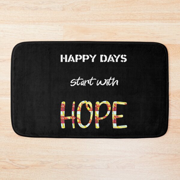 Item preview, Happy day start with hope - inspirational quotes - good morning - Happy day Quotes - Best day of my life Quotes designed and sold by Essakhi12.