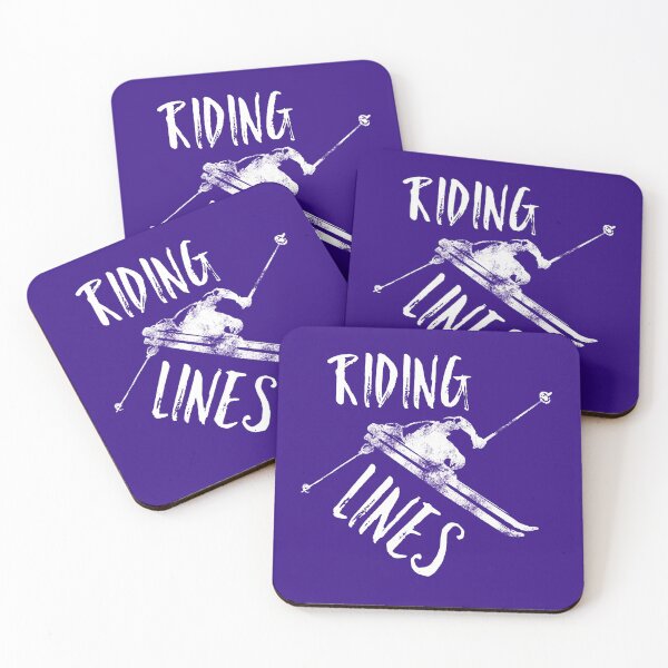 Item preview, Riding Lines Slope, ski holiday sticker pack, snow holiday sticker pack, snowboarding sticker pack, skiing sticker pack, powder skiing sticker pack designed and sold by HomeConscious.