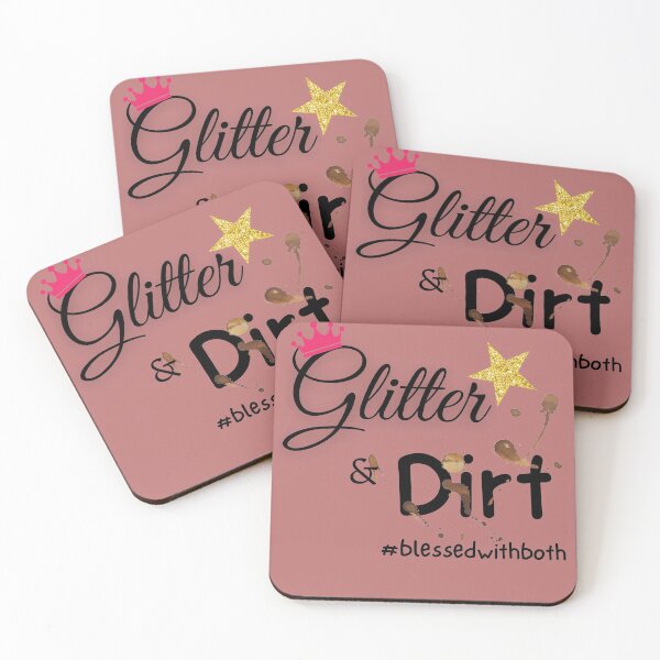 Item preview, Glitter and Dirt Blessed with both designed and sold by Mommaspouch.