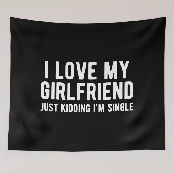 Item preview, I love my girlfriend funny designed and sold by mographicdesign.