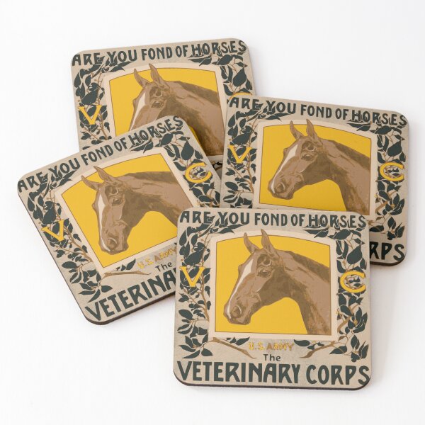 Item preview, Vet Veterinary Corps Recruitment WW1 horse, gift designed and sold by shakmati.