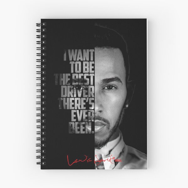 Item preview, Black and white Lewis Hamilton motivational quote. designed and sold by Enea Kelo.