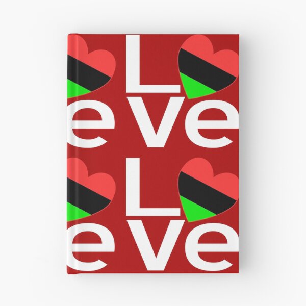 Item preview, White-Red African American LOVE designed and sold by AuntieShoe.