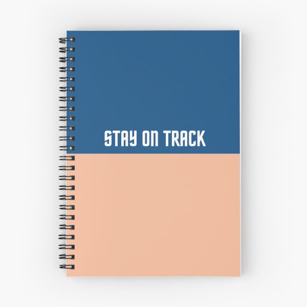 Item preview, Stay on Track - Blue and Peach Colors designed and sold by Dreaming-Cocoon.