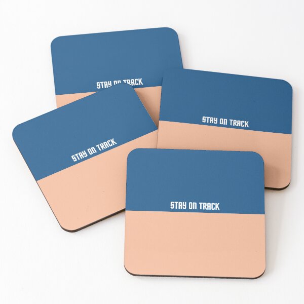 Item preview, Stay on Track - Blue and Peach Colors designed and sold by Dreaming-Cocoon.