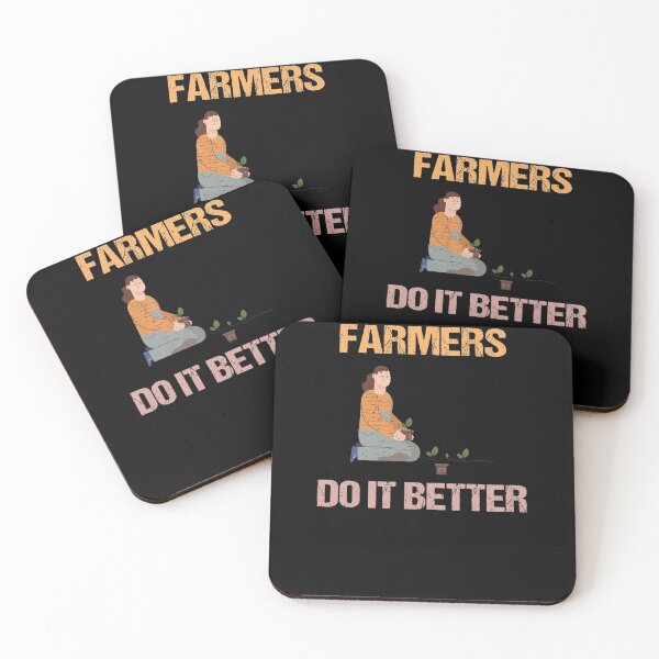 Item preview, FARMERS DO IT BETTER Tractor Funny Farming Humor Sarcasm An Apple designed and sold by lmyer.