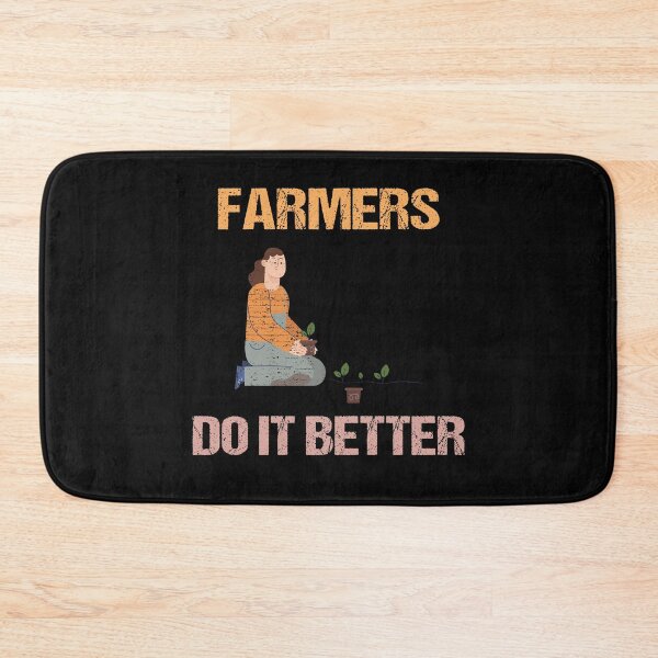Item preview, FARMERS DO IT BETTER Tractor Funny Farming Humor Sarcasm An Apple designed and sold by lmyer.