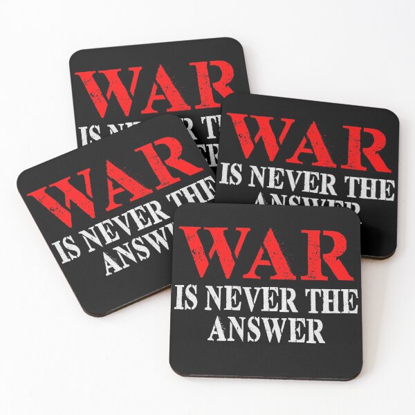 Item preview, WAR IS NEVER THE ANSWER designed and sold by Paparaw.