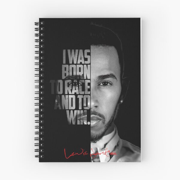 Item preview, Black and white Lewis Hamilton motivational quote. designed and sold by Enea Kelo.