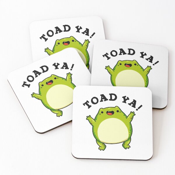 Item preview, Toad Ya Funny Frog Puns  designed and sold by punnybone.
