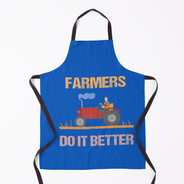 Aperçu de l'œuvre LES AGRICULTEURS LE FAISENT MIEUX Tracteur Funny Farming Humour Sarcasme créée et vendue par lmyer.