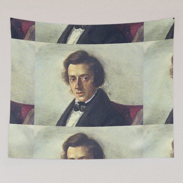 Item preview, Portrait of the great composer Chopin designed and sold by Vintage Designs +.
