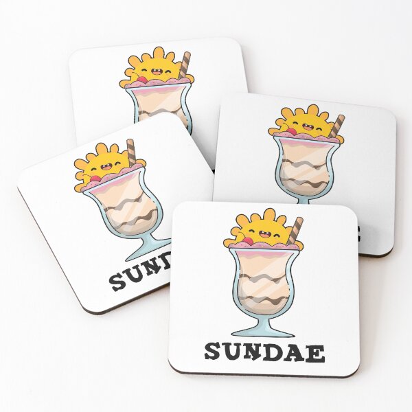 Item preview, Sundae Funny Sunday Ice Cream Puns  designed and sold by punnybone.
