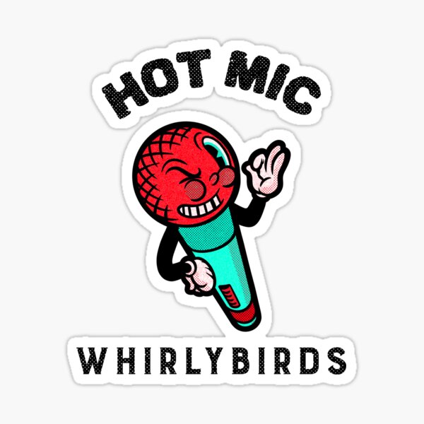 Vista previa del artículo con la obra «Camiseta de aviación Hot Mic», diseñado y vendido por Eastwood1121.