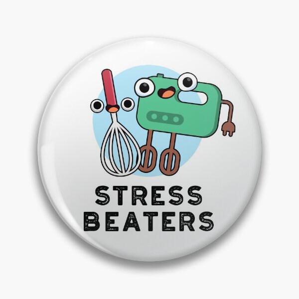 Item preview, Stress Beaters Funny Baking Whisk Puns  designed and sold by punnybone.