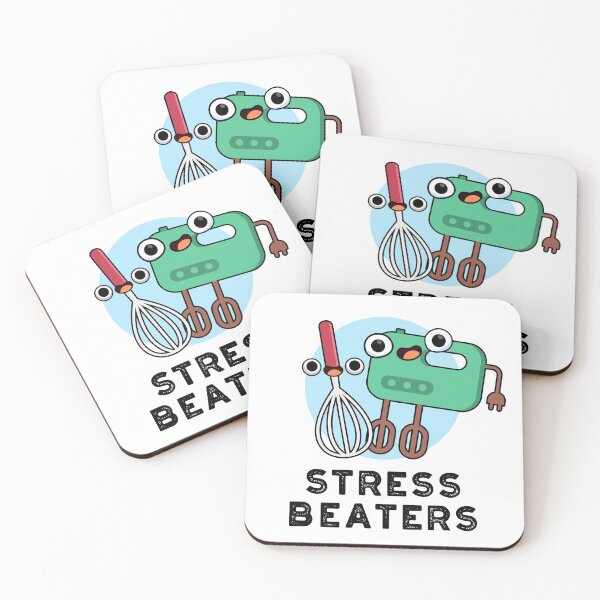 Item preview, Stress Beaters Funny Baking Whisk Puns  designed and sold by punnybone.