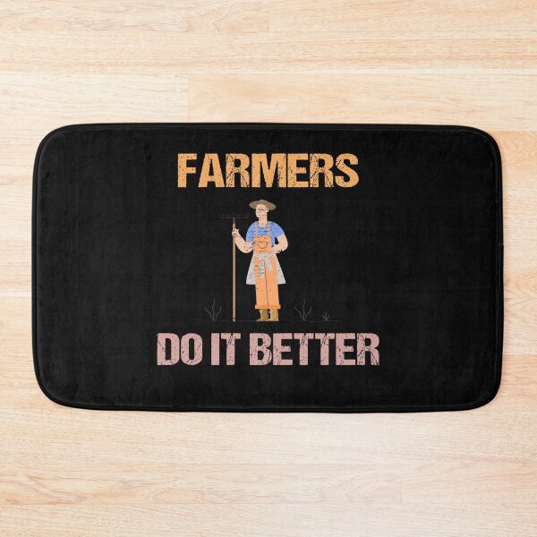 Item preview, FARMERS DO IT BETTER Tractor Funny Farming Humor Sarcasm An Apple designed and sold by lmyer.