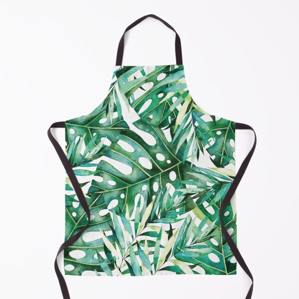 Item preview, Green Tropical Leaves Pattern designed and sold by Primroaddesigns.