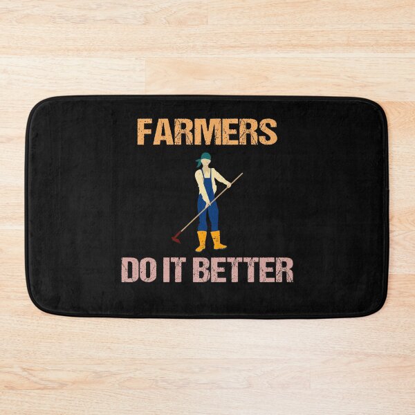 Item preview, FARMERS DO IT BETTER Tractor Funny Farming Humor Sarcasm An Apple designed and sold by lmyer.