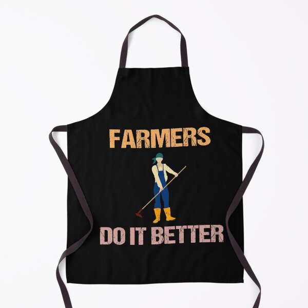 Item preview, FARMERS DO IT BETTER Tractor Funny Farming Humor Sarcasm An Apple designed and sold by lmyer.