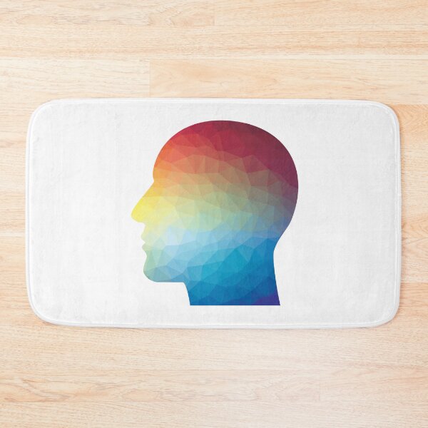 Item preview, Human head color silhouette designed and sold by binti163.