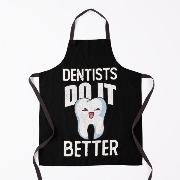Item preview, Dentists Do It Better Funny White Molar Tooth designed and sold by Rawsky.