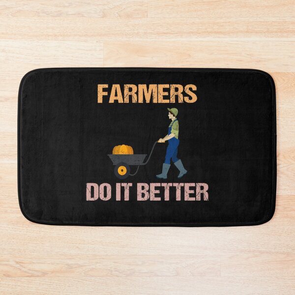 Item preview, FARMERS DO IT BETTER Tractor Funny Farming Humor Sarcasm An Apple designed and sold by lmyer.