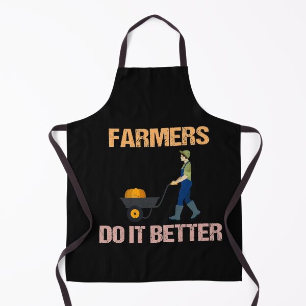 Item preview, FARMERS DO IT BETTER Tractor Funny Farming Humor Sarcasm An Apple designed and sold by lmyer.