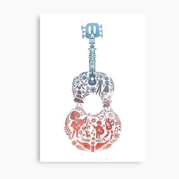 Coco guitar Sticker and Accessories Poster for Sale by ModernMix
