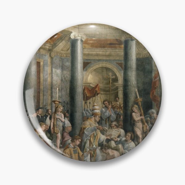 The Baptism of Constantine #FamousPlace, #international #landmark, #Raphael Rooms, Vatican City, Europe, Southern Europe, italian culture, art Pin