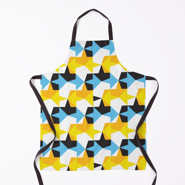 Item preview, Geometric Pattern 95 (blue yellow orange) designed and sold by Geometric Patterns.