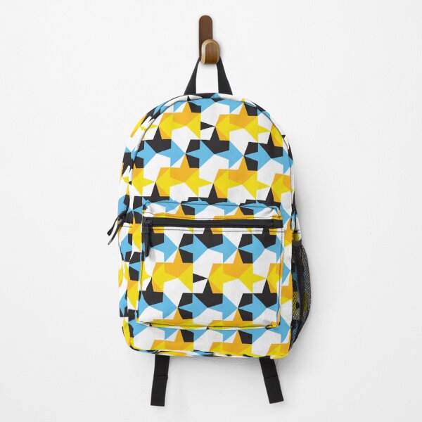 Item preview, Geometric Pattern 95 (blue yellow orange) designed and sold by Geometric Patterns.