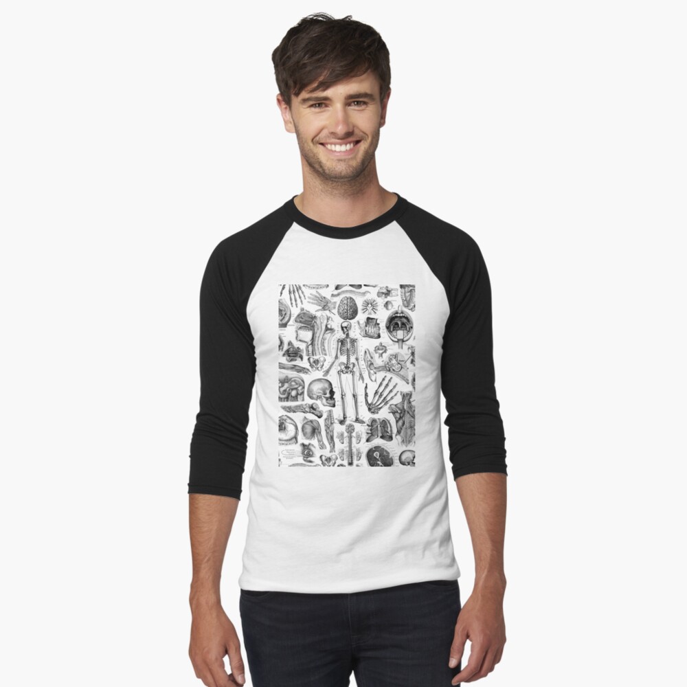 Item preview, Baseball ¾ Sleeve T-Shirt designed and sold by adamcampen.