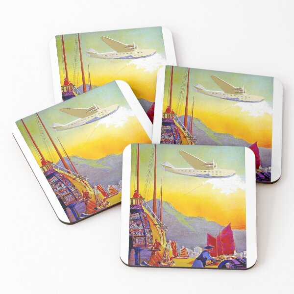 Item preview, IMPERIAL AIRWAYS; Vintage Transpacific Flight Print designed and sold by posterbobs.
