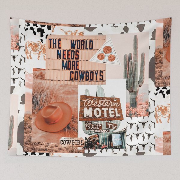 Artikelvorschau, Western, Cowgirl Collage Art | Pinterest, Yeehaw Collage entworfen und verkauft von Jessica Schaub.