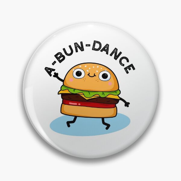 Item preview, A-bun-dance Funny Dancing Burger Puns  designed and sold by punnybone.