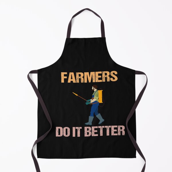 Item preview, FARMERS DO IT BETTER Tractor Funny Farming Humor Sarcasm An Apple designed and sold by lmyer.