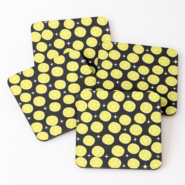 Item preview, Adorable Lemon Pattern and Shiny Stars designed and sold by conceptDVS.