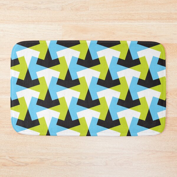 Item preview, Geometric Pattern 61 (green blue arrows) designed and sold by Geometric Patterns.