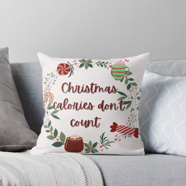 Item preview, Christmas Calories Don't Count Funny Quote designed and sold by ravenmandyshop.