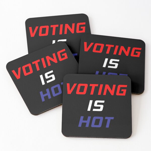 Item preview, VOTING IS HOT designed and sold by MJLdesigns.