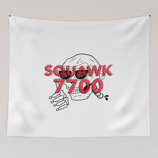 Item preview, Squawk 7700 Aviation Tee designed and sold by Eastwood1121.