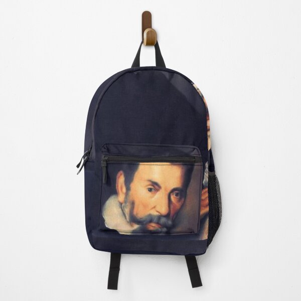 Item preview, Claudio Monteverdi oil painting Bernardo Strozzi Innsbruck 1630 designed and sold by Vintage Designs +.