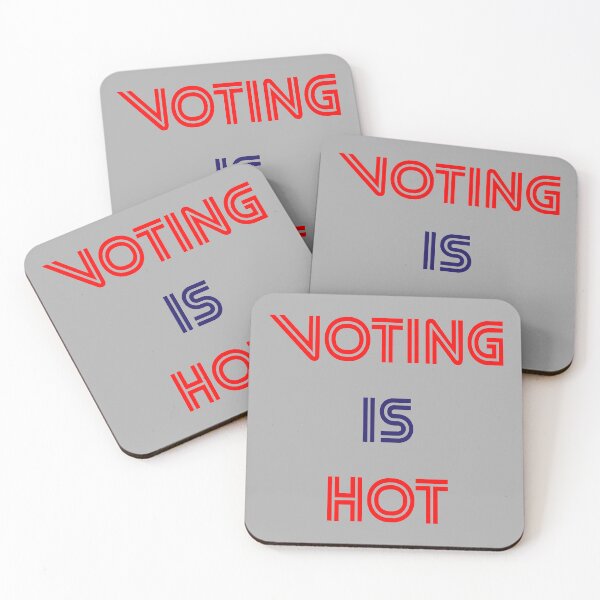 Item preview, VOTING IS HOT designed and sold by MJLdesigns.