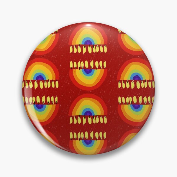 Item preview, Rainbow Chanukiah Red Print designed and sold by TillaCrowne.