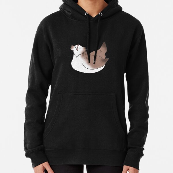 Salmon Faverolles Hen Pullover Hoodie