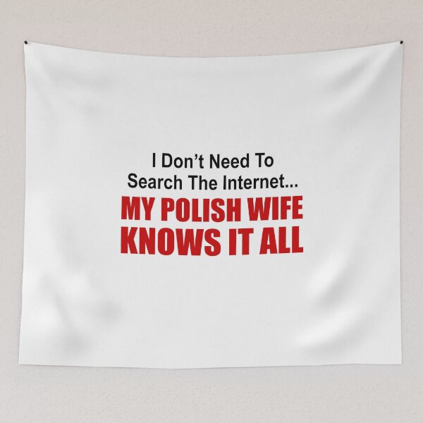 Item preview, Polish Wife Knows It All designed and sold by jaycartoonist.