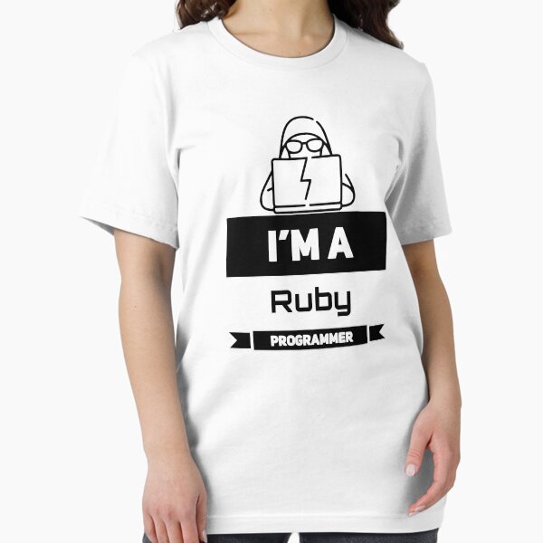 Item preview, I'm a Ruby Programmer (black) designed and sold by Stornu2Ruedas.